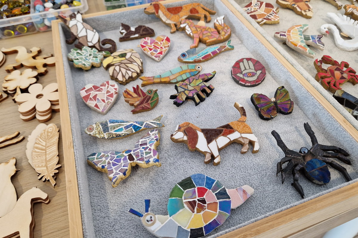 broszka lub magnes - ślimak, pająk, pies, motyl, ptak, orzeł, ryba