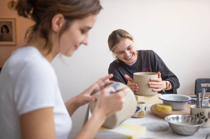 Sgraffito warsztaty ceramiczne Gabi Strama