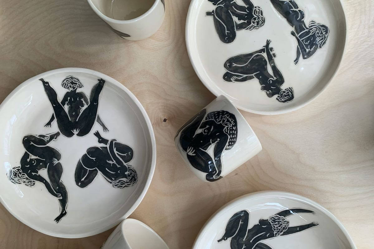 Warsztaty ceramiczne sgraffito miski Gabi Strama