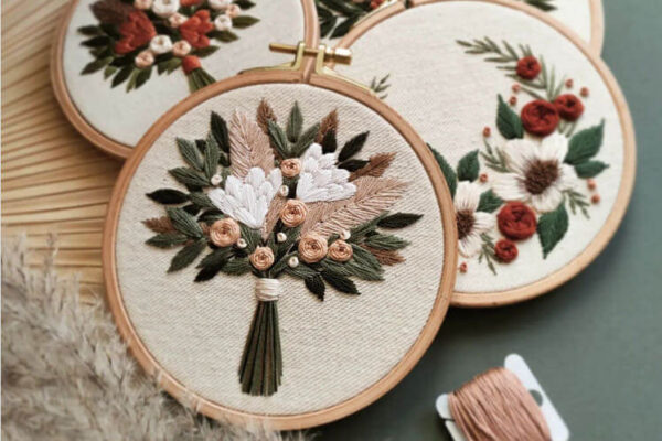 Warsztaty haftowania haftu haft plaski Michalina Mruczek HandMade
