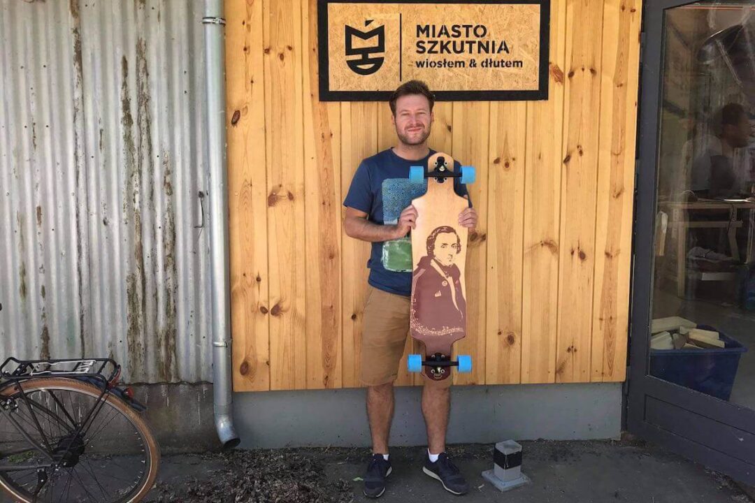 Warsztaty stolarskie longboard Miasto Szkutnia