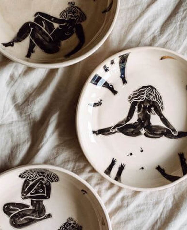 Warsztaty ceramiczne sgraffito miski Gabi Strama