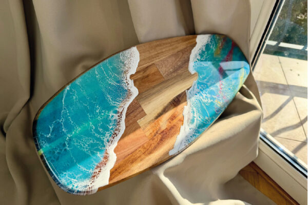 Tworzymy z żywicy - morskie fale