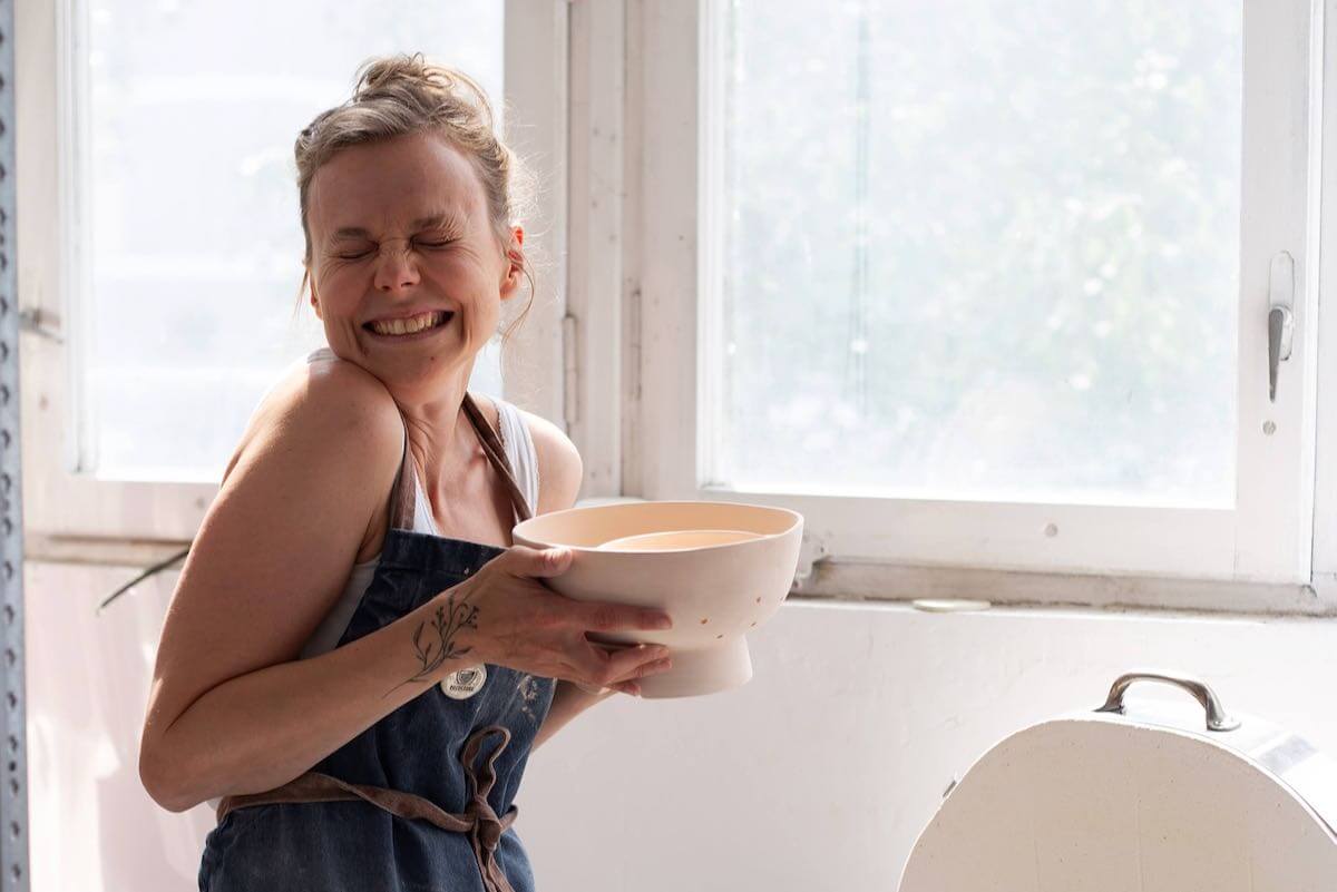 warsztaty ceramiczne durszlak potoczone