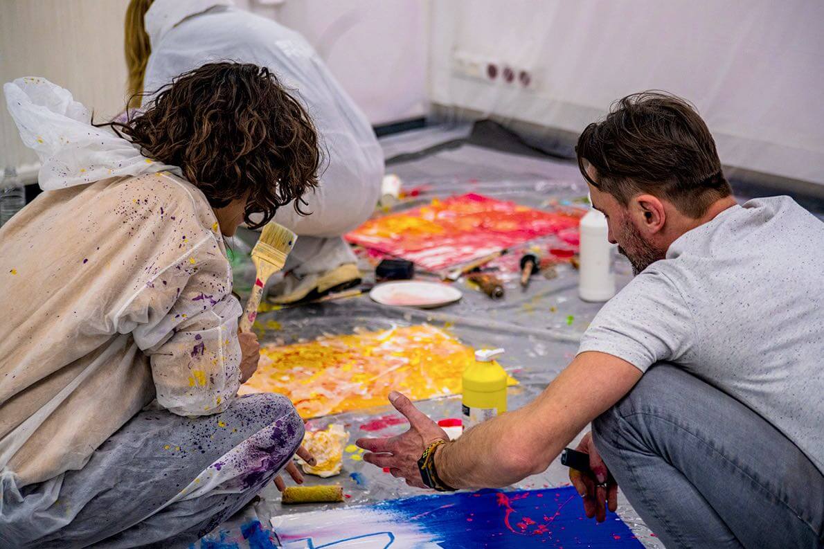 warsztaty malarskie abstrakcja pictura