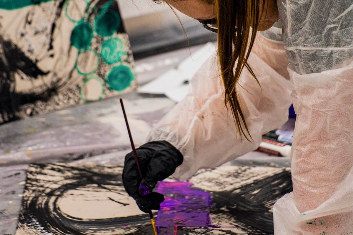 warsztaty malarskie abstrakcja pictura