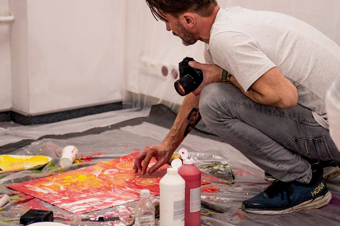 warsztaty malarskie abstrakcja pictura